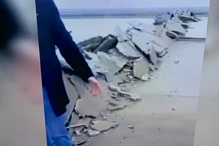 Hatay Havalimanı'nın pisti yıkıldı