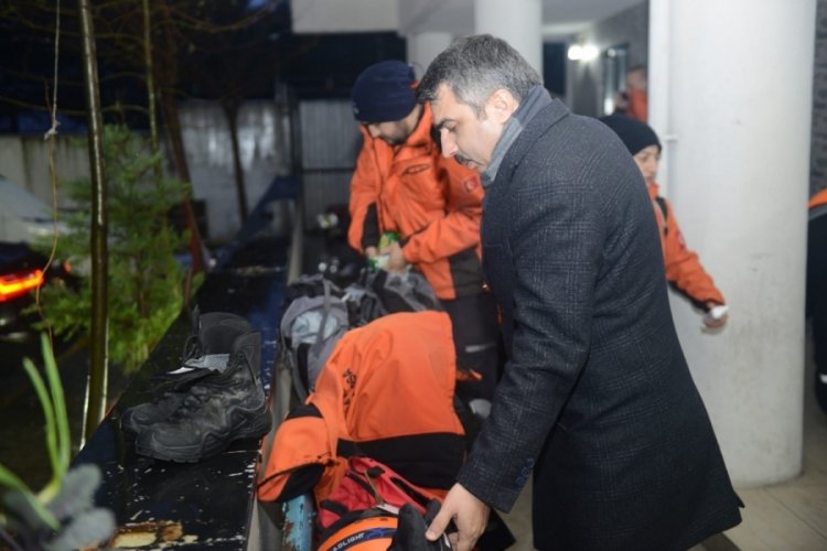 Bursa Yıldırım Belediyesi de kurtarma &ccedil;alışmalarına katılacak
