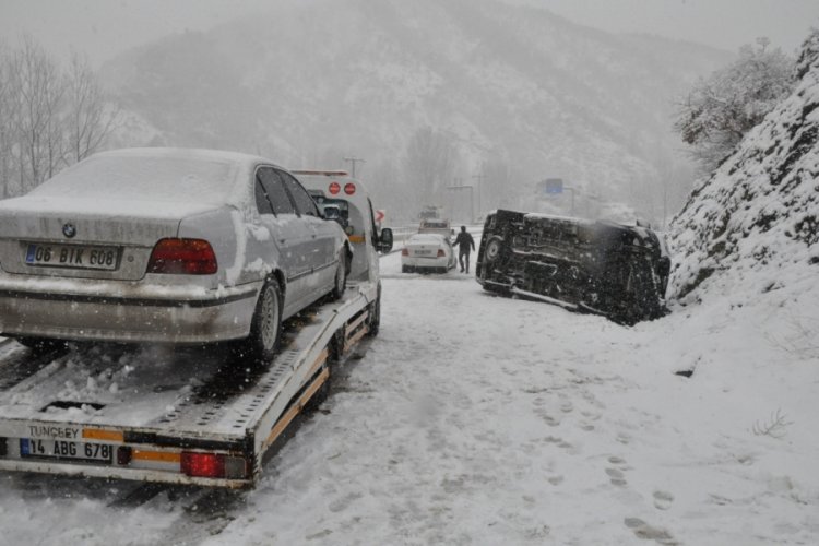Bolu'da zincirleme kaza!