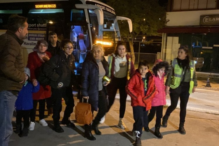 Bodrum'a 112 depremzede getirildi