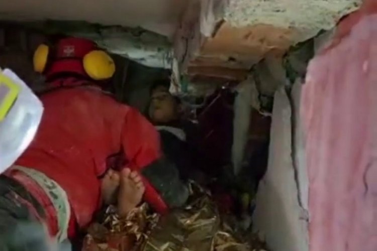 Osmaniye'de 19 saat sonra Alperen kurtuldu