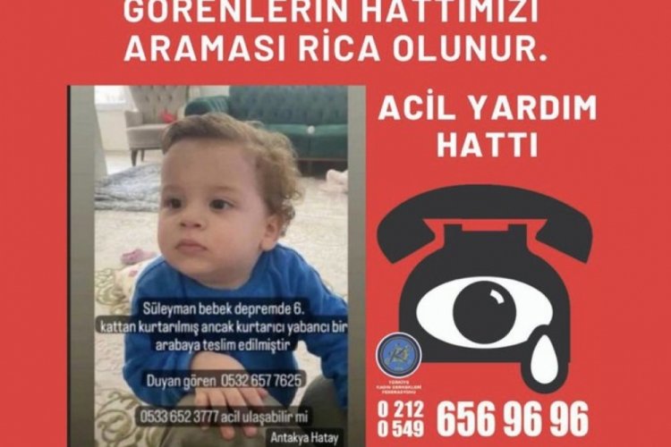 Hatay'da g&ouml;&ccedil;&uuml;kten kurtarıldıktan sonra kayboldu!