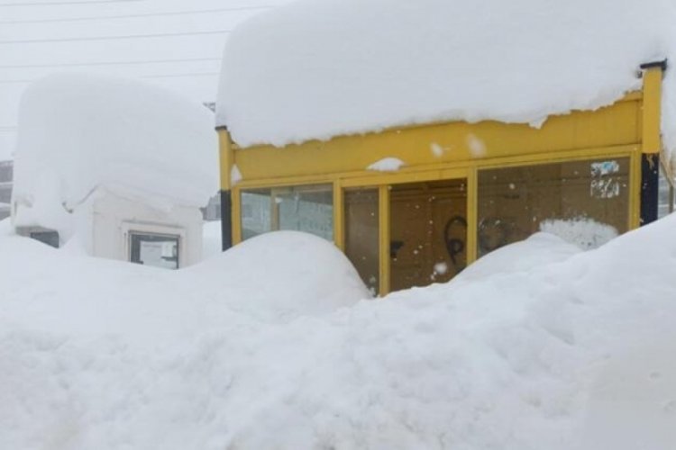Bitlis'te kar kalınlığı 3 metreyi aştı!