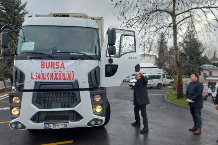 Bursa'dan tıbbi malzeme desteği