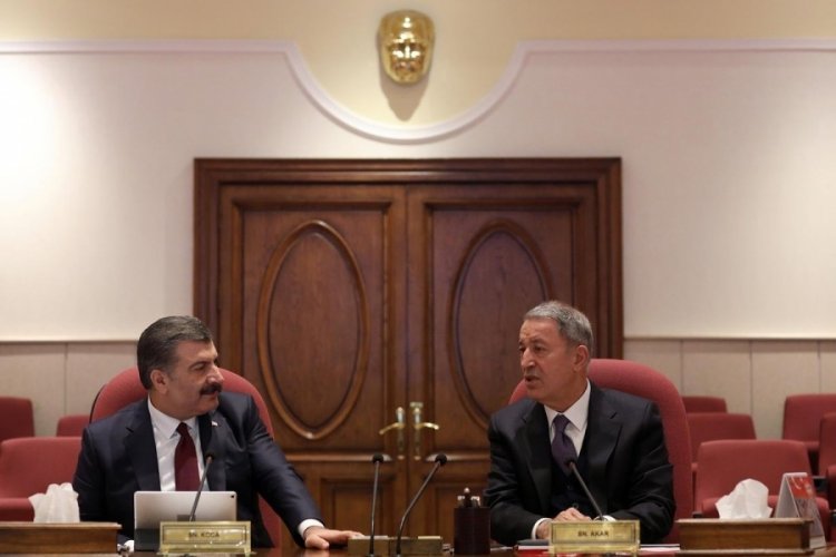 Bakan Akar ve Bakan Koca, Hatay'da &ccedil;alışmaları inceledi