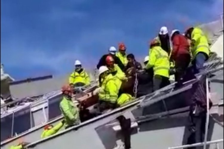 Maden iş&ccedil;ileri Kahramanmaraş'ta 2 vatandaşı enkaz altında sağ &ccedil;ıkardı