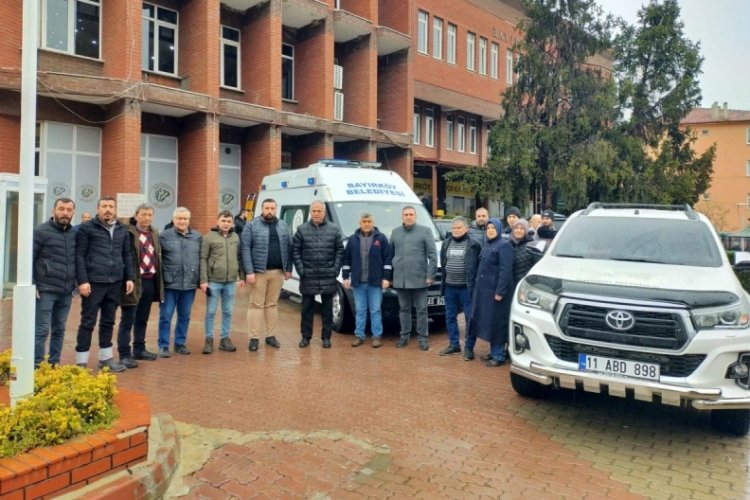 Bilecik'ten  Elbistan'a yardım malzemeleri ulaştı