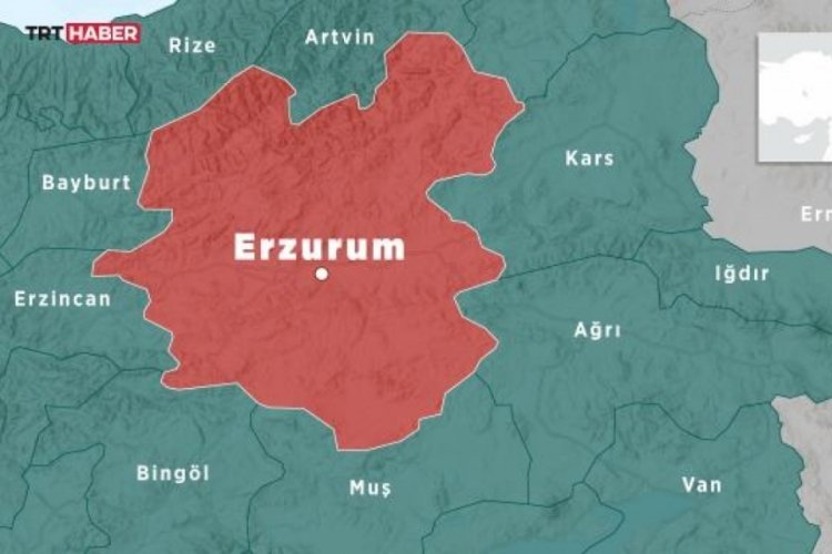 Erzurum'da 4,6 şiddetinde deprem