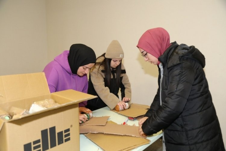 Bursa Teknik &Uuml;niversitesi'nden afet b&ouml;lgesine destek