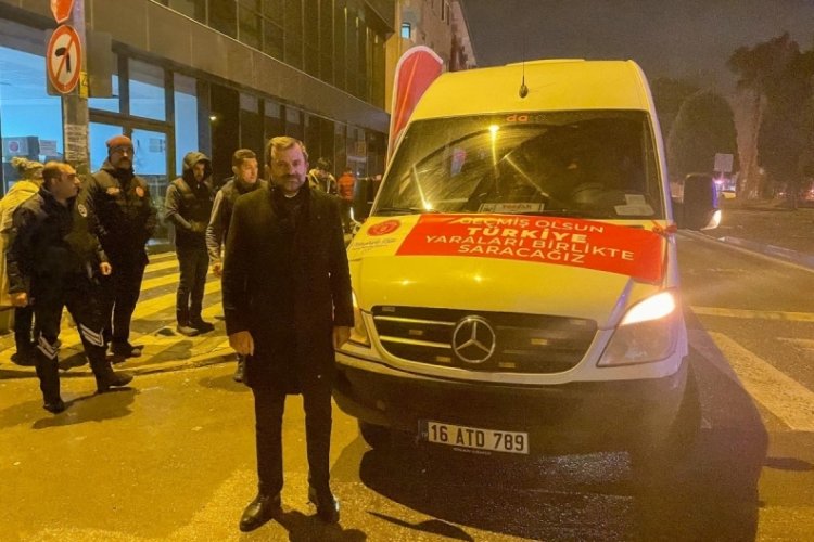 G&uuml;rsu'dan ekipler sahra &ccedil;adırına gidiyor