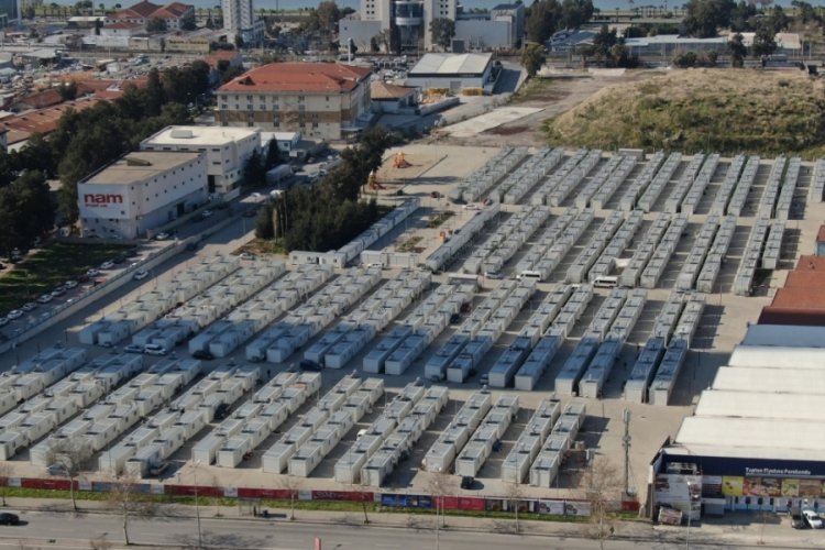 İzmir'in konteyner kenti depremzedelerin barınma ihtiyacını karşılayacak