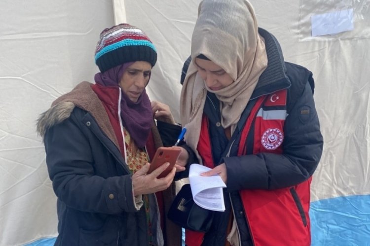 Bing&ouml;l Psiko-Sosyal Destek ekipleri deprem b&ouml;lgesinde