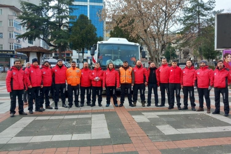Bursa Orhangazi'den 3.OBAK ekibi de deprem b&ouml;lgesine hareket etti