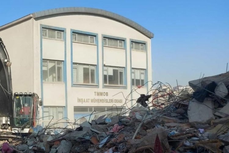Kahramanmaraş'taki TMMOB binası yıkılmadı