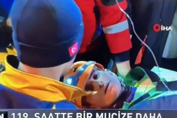 Kahramanmaraş 119. saatte Kamil Can enkazdan &ccedil;ıkarıldı