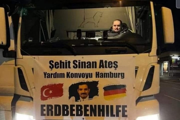 Avrupa'dan, Sinan Ateş adına deprem b&ouml;lgesine yardım