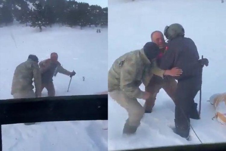 Karşısında Mehmet&ccedil;ik'i g&ouml;r&uuml;nce g&ouml;zyaşlarıyla sarıldı!