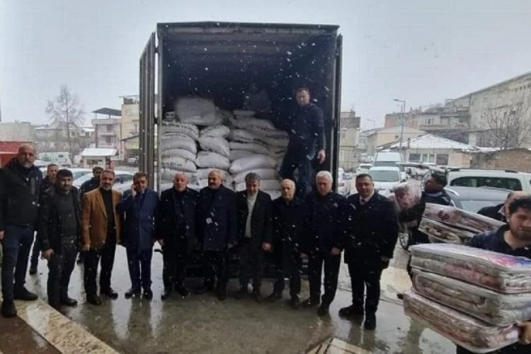 Bursa Esnaflar Odası'ndan deprem b&ouml;lgesine yardım kampanyası