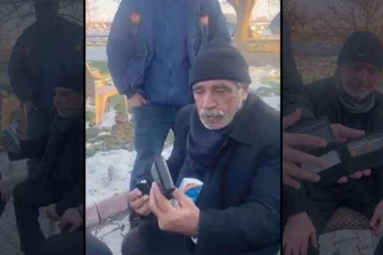 Depremzede vatandaştan vefalı davranış