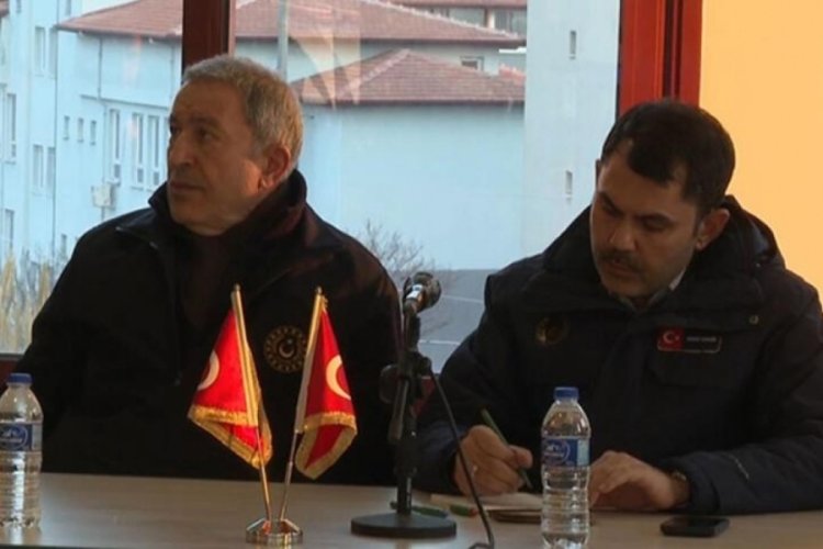 Bakan Akar ve Bakan Kurum Hatay Samandağ'da