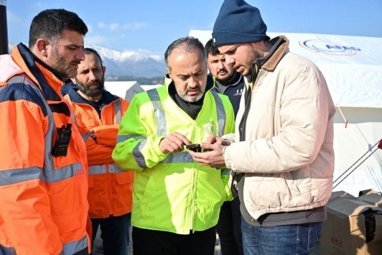 Bursa Hatay i&ccedil;in seferber oldu