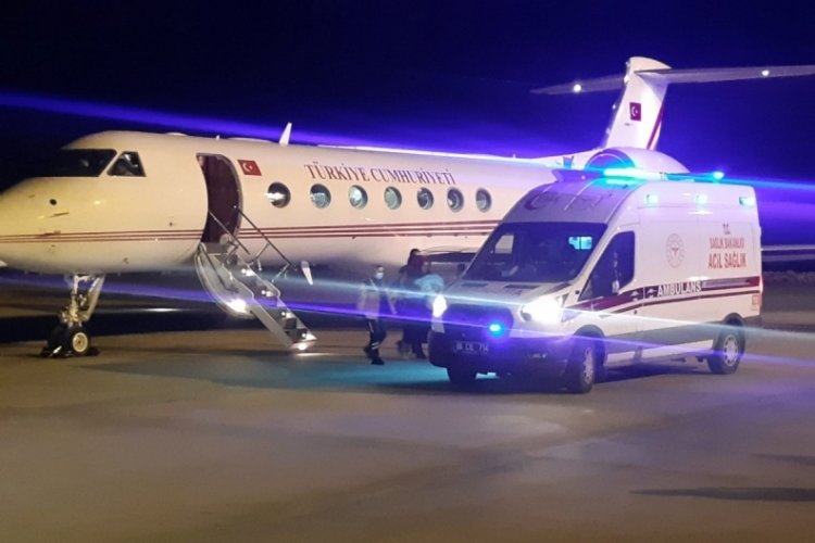 Cumhurbaşkanlığına ait u&ccedil;ak 15 bebeği Ankara'ya getirdi