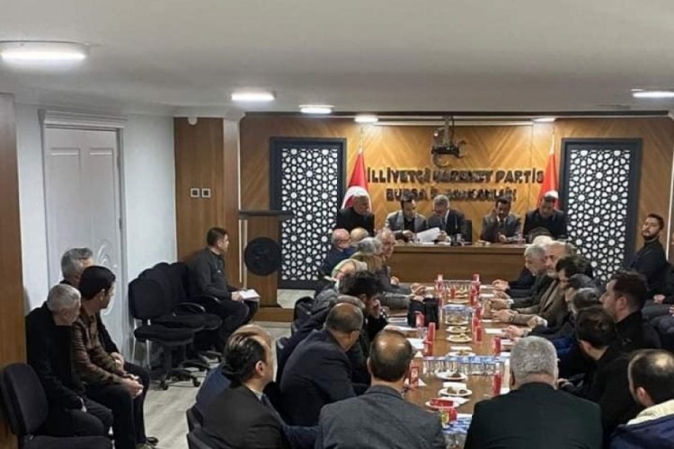 MHP Bursa'dan 'depremzede' toplantısı