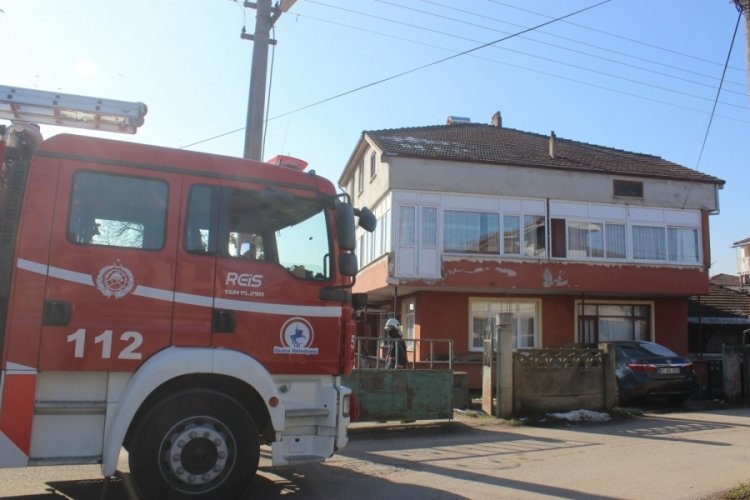 D&uuml;zce'de baca yangını diye gittiler aspirat&ouml;r &ccedil;ıktı