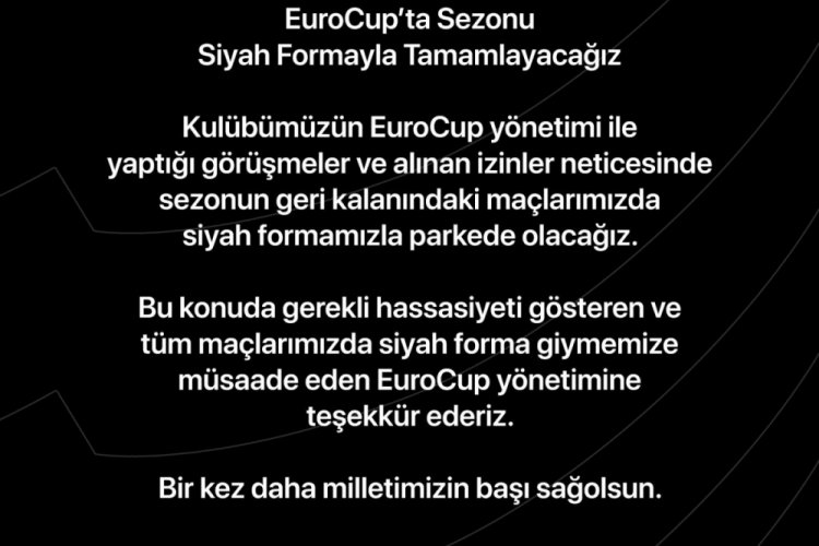 Frutti Extra Bursaspor'dan siyah forma a&ccedil;ıklaması!