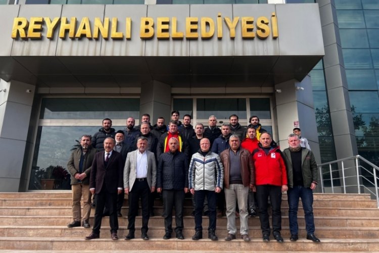 AK Parti İl Başkanı Davut G&uuml;rkan Hatay'a destek ziyaretinde bulundu