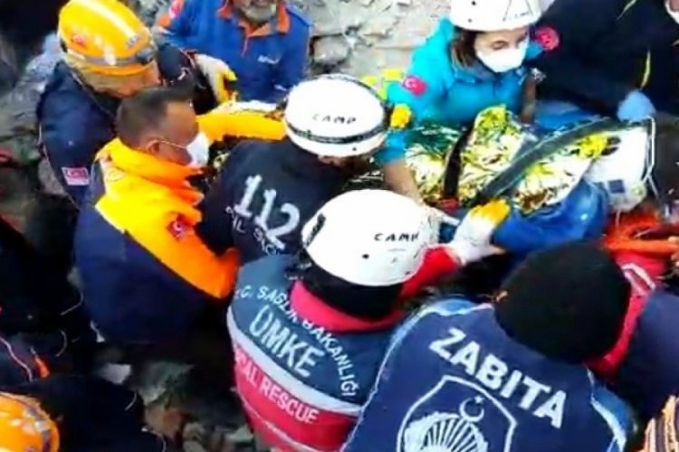Dima Dabul 202'nci saatte enkaz altından sağ olarak &ccedil;ıkartıldı