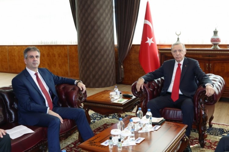 Erdoğan, İsrail Dışişleri Bakanı Cohen'i kabul etti
