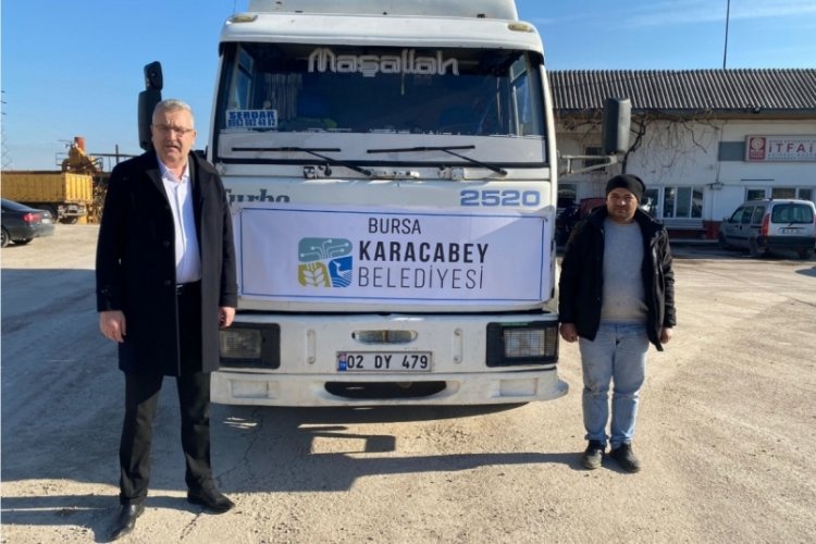 Karacabey'den deprem b&ouml;lgesine yardımlar devam ediyor