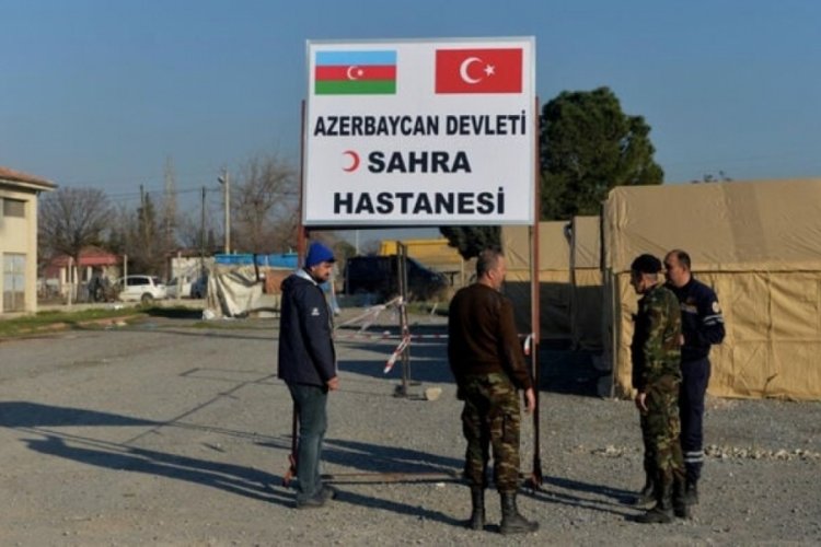 Azerbaycan'ın sahra hastanesinde 512 depremzede tedavi g&ouml;rd&uuml;
