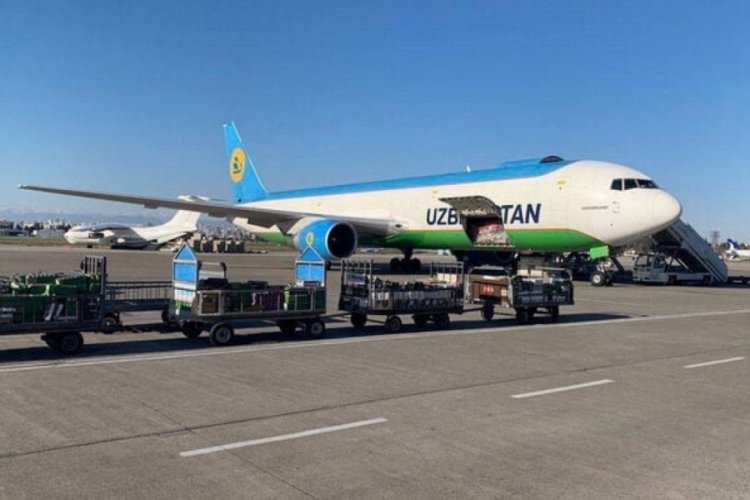 &Ouml;zbekistan'dan T&uuml;rkiye'ye 270 ton insani yardım