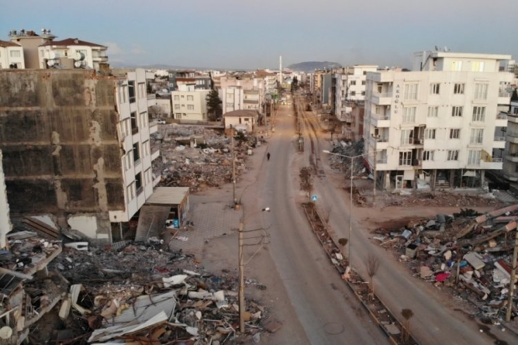 Adıyaman'daki felaket havadan g&ouml;r&uuml;nt&uuml;lendi