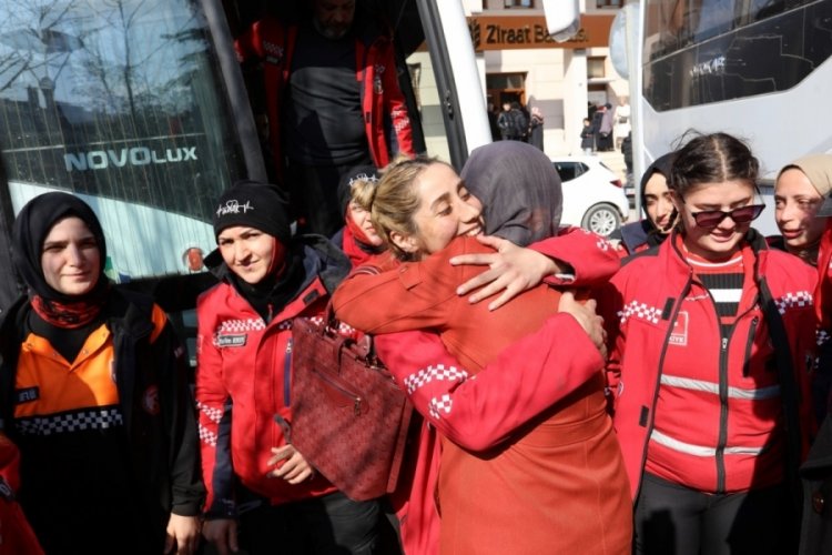 İNDAK ekibi, Bursa'ya d&ouml;nd&uuml;