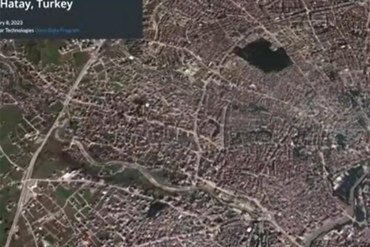 Japon bilim adamından depremin uydu g&ouml;r&uuml;nt&uuml;leri