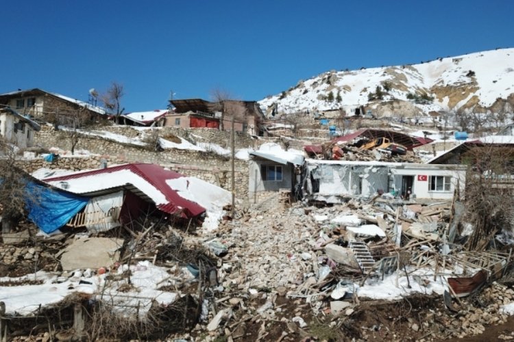 Kahramanmaraş'ın dağ k&ouml;y&uuml;nde 130 evden geriye 20 ev kaldı