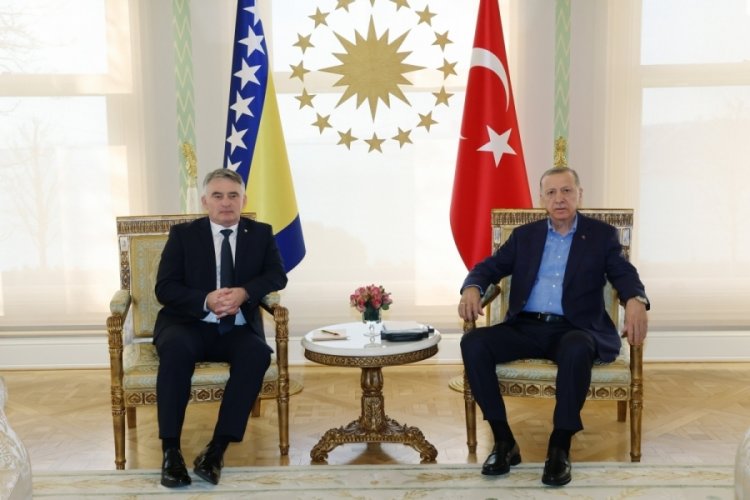 Cumhurbaşkanı Erdoğan, Komsic'i kabul etti