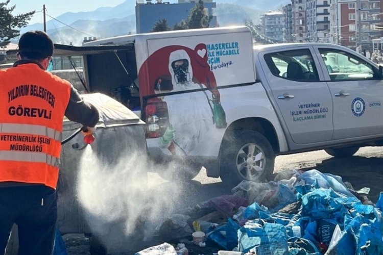 Bursa Yıldırım'dan Hatay'a ila&ccedil;lama desteği
