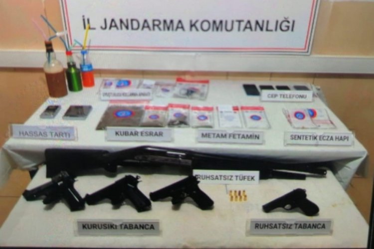 Samsun'da Jandarma'dan uyuşturucu operasyonu: 4 g&ouml;zaltı