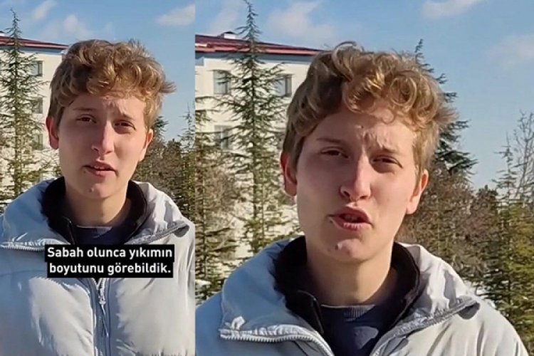 Alman depremzede yaşadıklarını anlattı