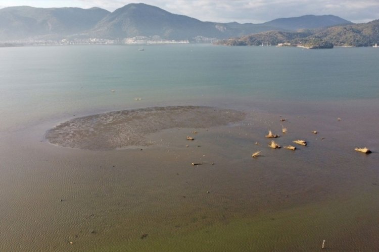 İstanbul ve Tekirdağ'ın ardından şimdi de Fethiye! Deniz metrelerce &ccedil;ekildi