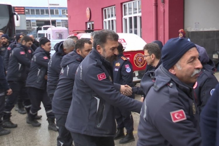 Enkazda can kurtaran kahramanlar Bursa'da