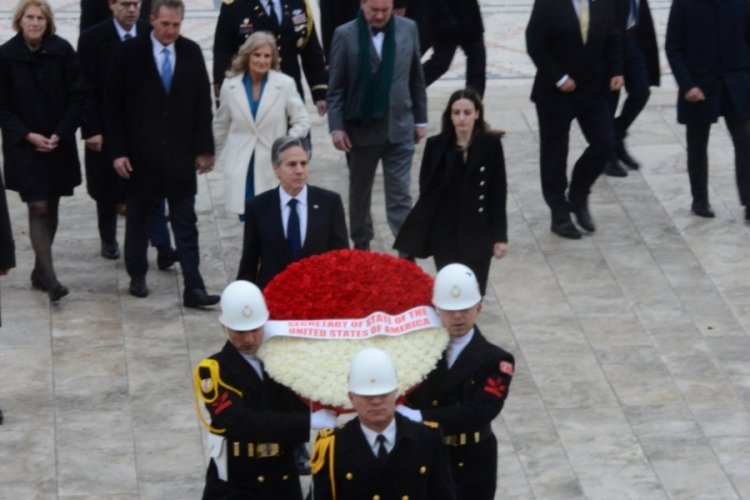 ABD Dışişleri Bakanı Blinken, Anıtkabir'i ziyaret etti