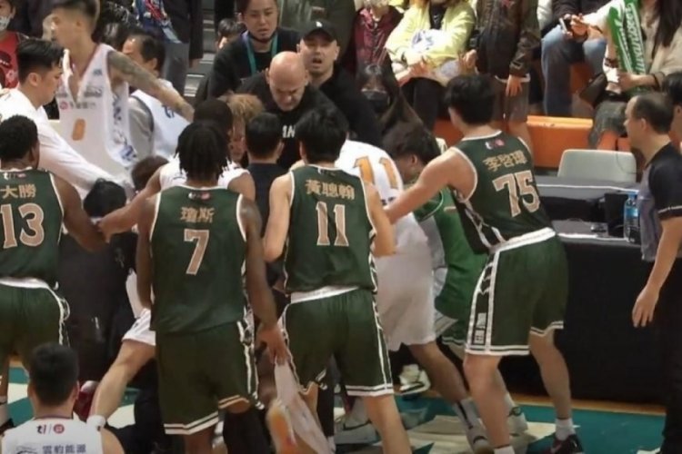 Tayvan Basketbol Ligi'nde b&uuml;y&uuml;k kavga