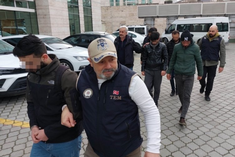 Samsun'da DEAŞ mensubu olan yabancı uyruklu 5 kişi serbest bırakıldı
