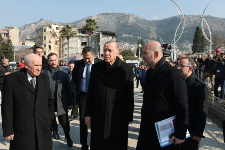 Erdoğan, Hatay'da S&uuml;ryani cemaati temsilcileriyle bir araya geldi