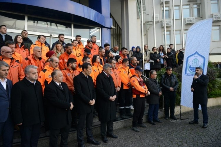 Bursa Yıldırım Belediyesi Yılmaz kahramanları alkışladı